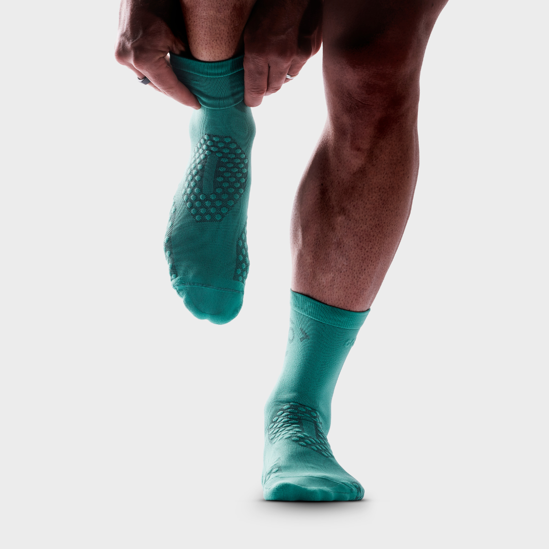 courier green HiFi socks