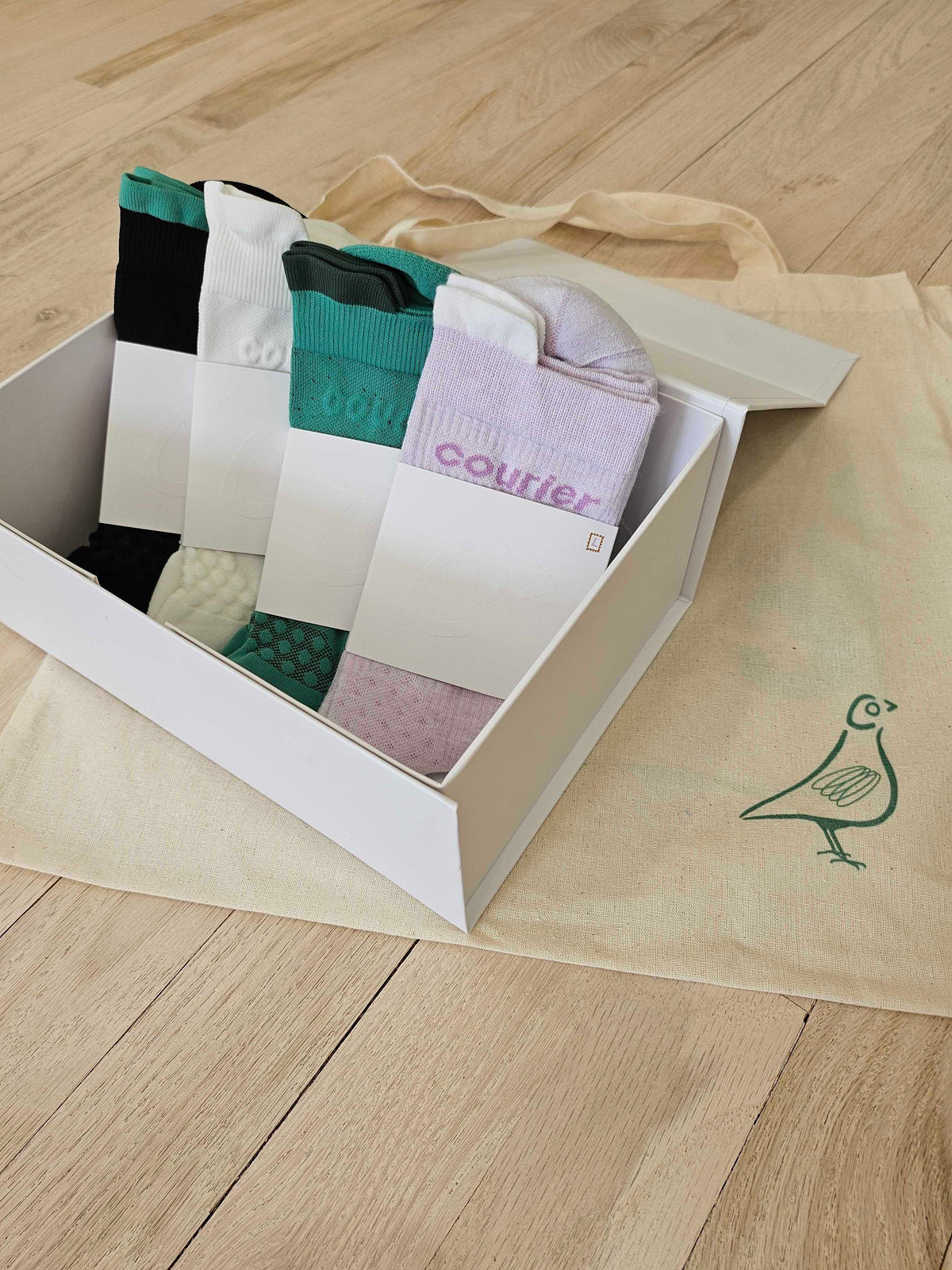courier sock gift bundle