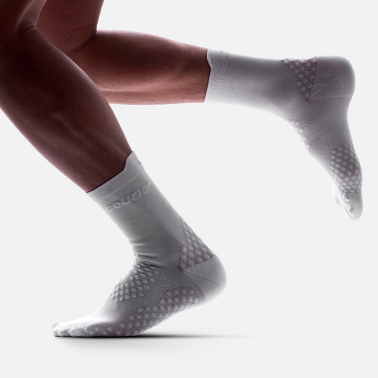 courier white HiFi socks