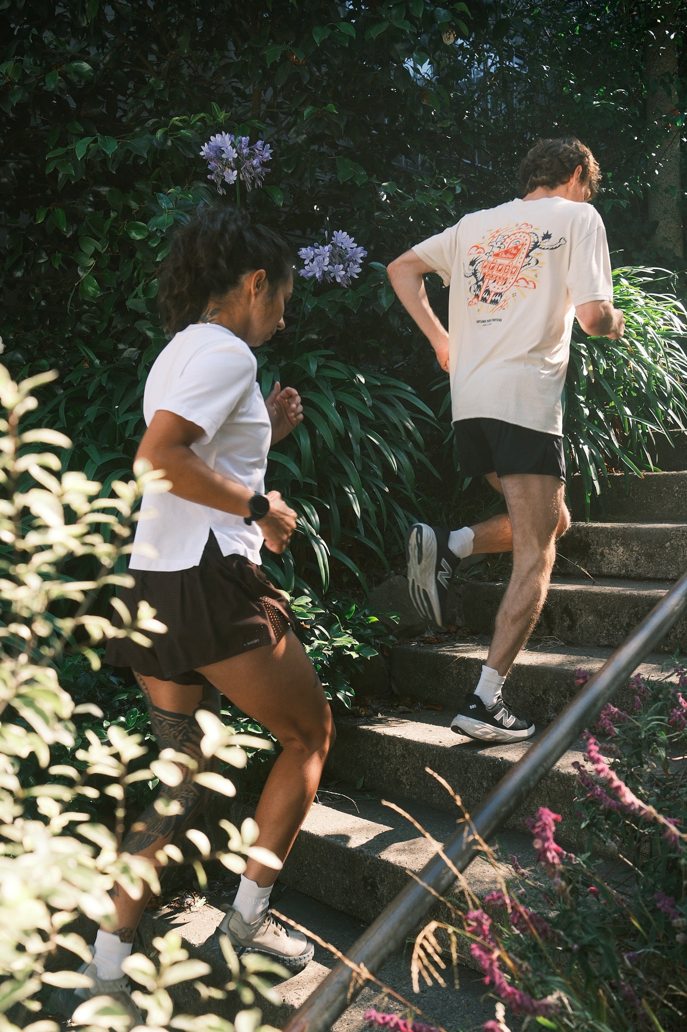 HiFi quarter socks white - stair run